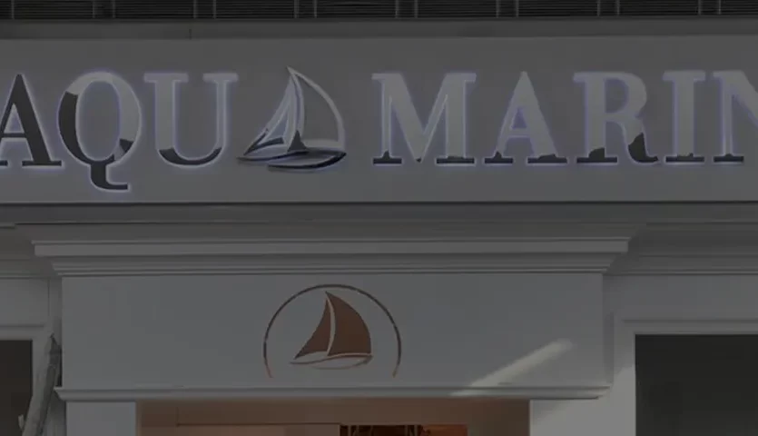aqua marine banner